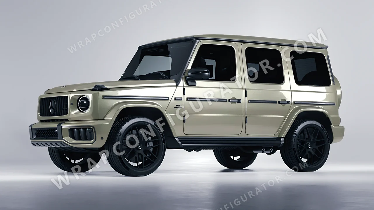 Grey Mercedes-Benz G Class AMG 2025 wrapped in ORACAL Zinc 970RA-934G