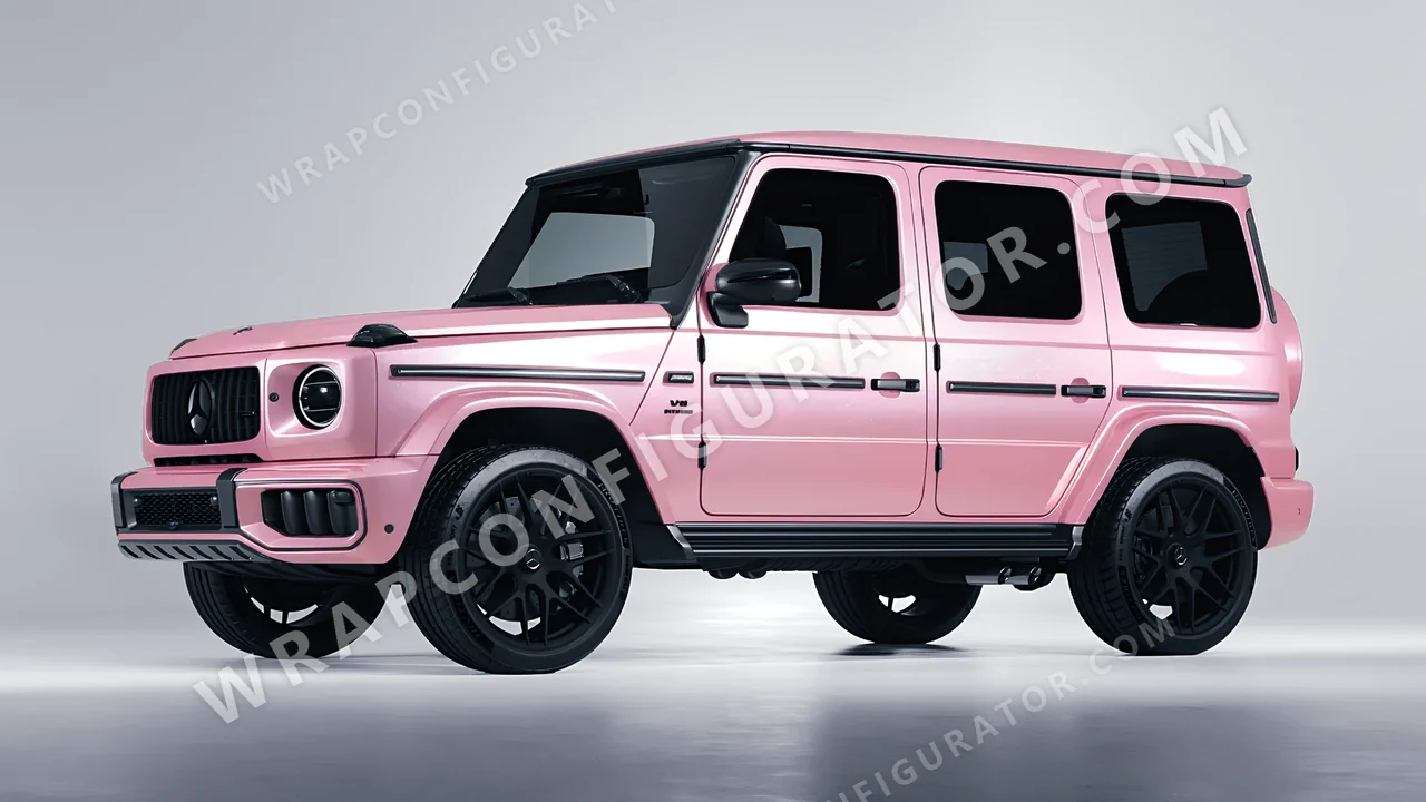 Pink Mercedes-Benz G Class AMG 2025 wrapped in Avery Dennison Gloss Pearl Tutu Pink SW900-523-S