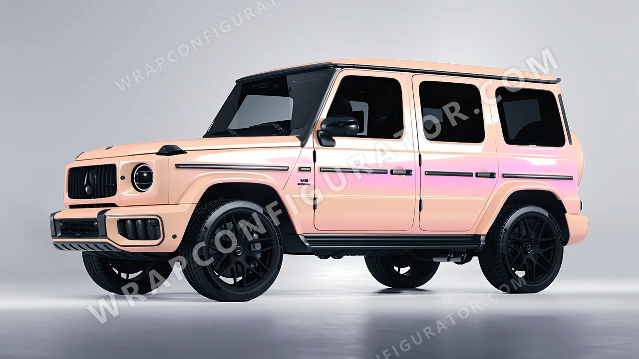 Pink Mercedes-Benz G Class AMG 2025 wrapped in Colourshield PPF by HyperPro Pink CGM03-P