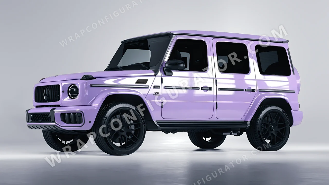 Purple Mercedes-Benz G Class AMG 2025 wrapped in Colourshield PPF by HyperPro Amethyst HGF27-P