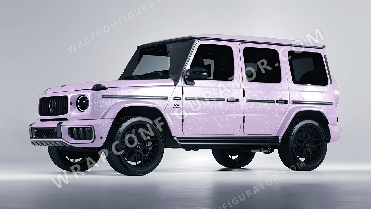 Purple Mercedes-Benz G Class AMG 2025 wrapped in Colourshield PPF by HyperPro Light Purple GPF09-P