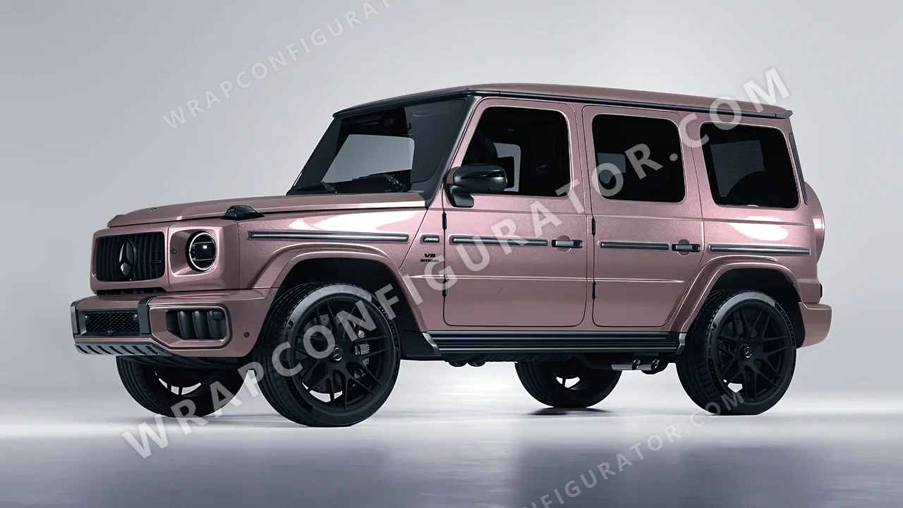 Purple Mercedes-Benz G Class AMG 2025 wrapped in Colourshield PPF by HyperPro Mauve Purple GAF58-P