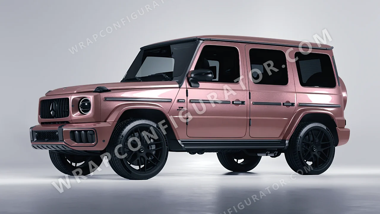 Purple Mercedes-Benz G Class AMG 2025 wrapped in Inozetek Dynamic PPF Berry DPPF943