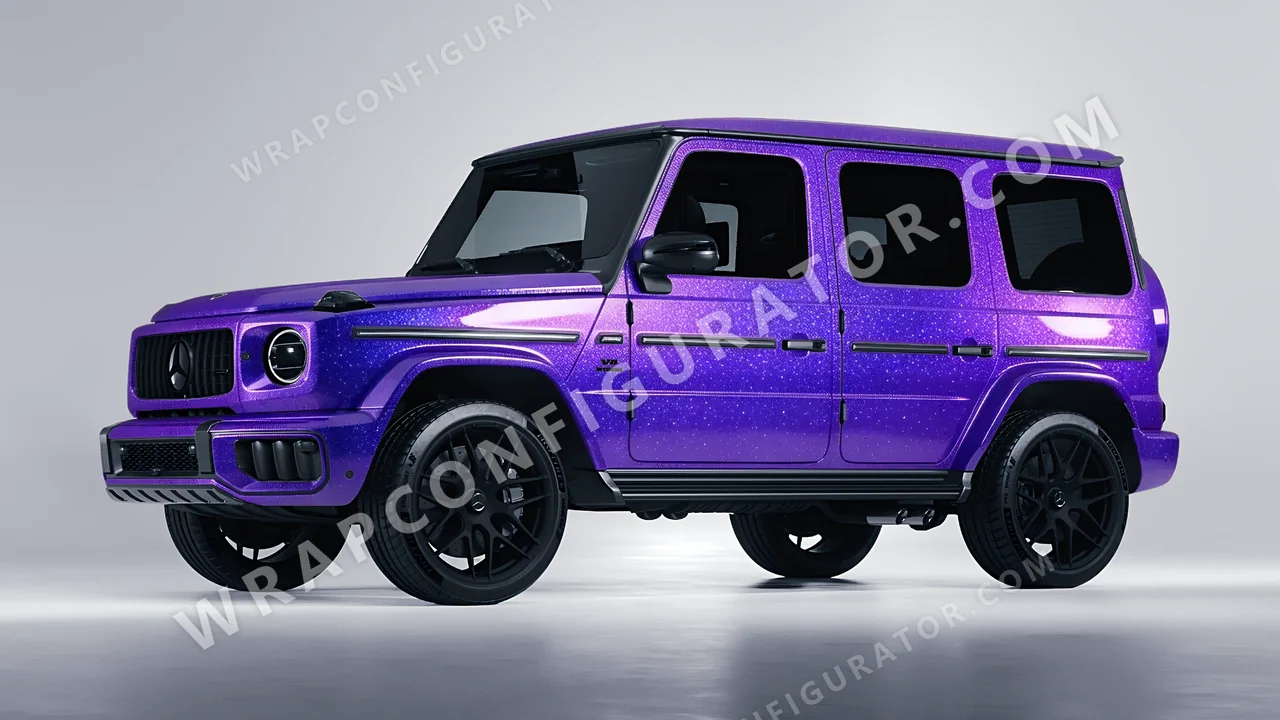Purple Mercedes-Benz G Class AMG 2025 wrapped in ORACAL Enchanted Violet 970RA-185G