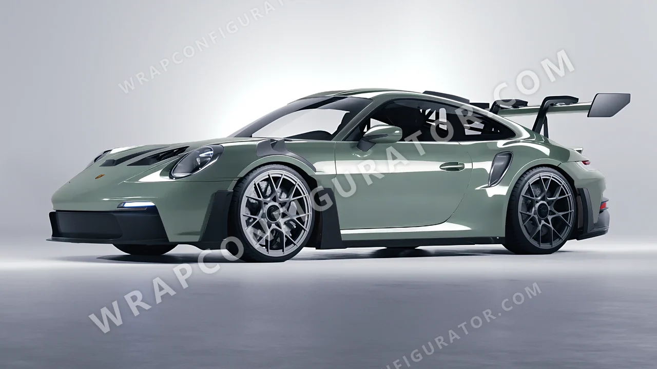 Blue Porsche 911 GT3 RS 2024 wrapped in Colourshield PPF by HyperPro Shadow Blue GAF15-P