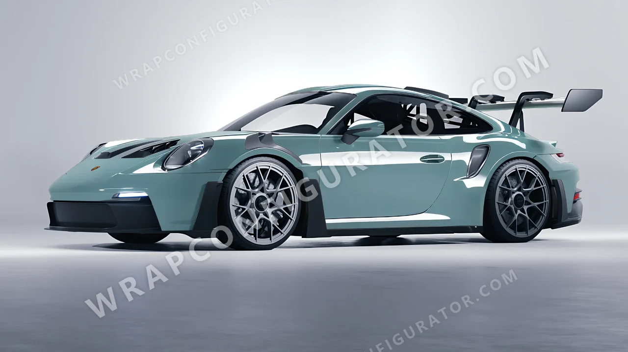Blue Porsche 911 GT3 RS 2024 wrapped in Colourshield PPF by HyperPro Shadow Blue HGF73-P