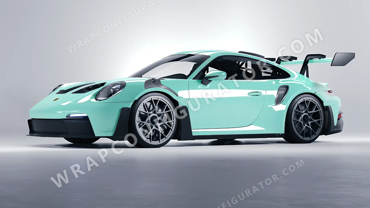 Blue Porsche 911 GT3 RS 2024 wrapped in Colourshield PPF by HyperPro Tiffany HGF12-P