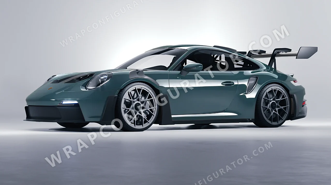 Blue Porsche 911 GT3 RS 2024 wrapped in Inozetek Dynamic PPF Copaze Blue CPZE101
