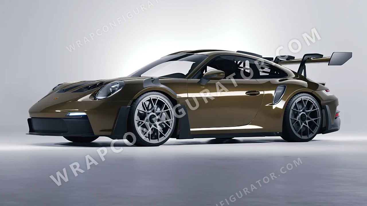 Grey Porsche 911 GT3 RS 2024 wrapped in Colourshield PPF by HyperPro Sardine Gray GAF28-P