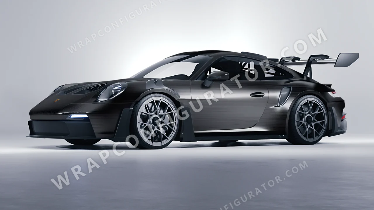 Grey Porsche 911 GT3 RS 2024 wrapped in Colourshield PPF by HyperPro Smoke Fade MBF04-P