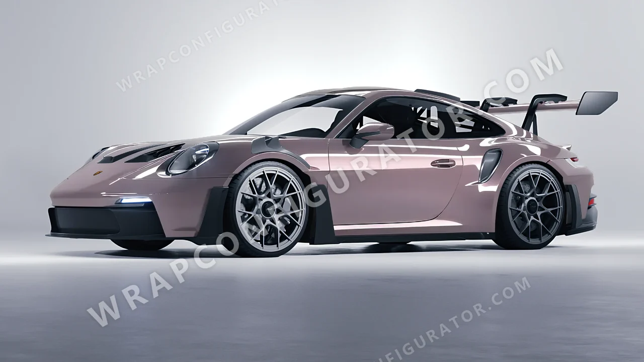 Grey Porsche 911 GT3 RS 2024 wrapped in Inozetek Dynamic PPF Staple Grey STAPLE