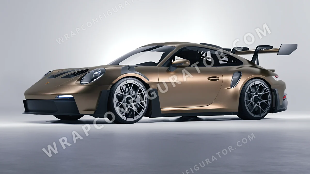 Grey Porsche 911 GT3 RS 2024 wrapped in Inozetek Dynamic PPF Titanium DPPF813