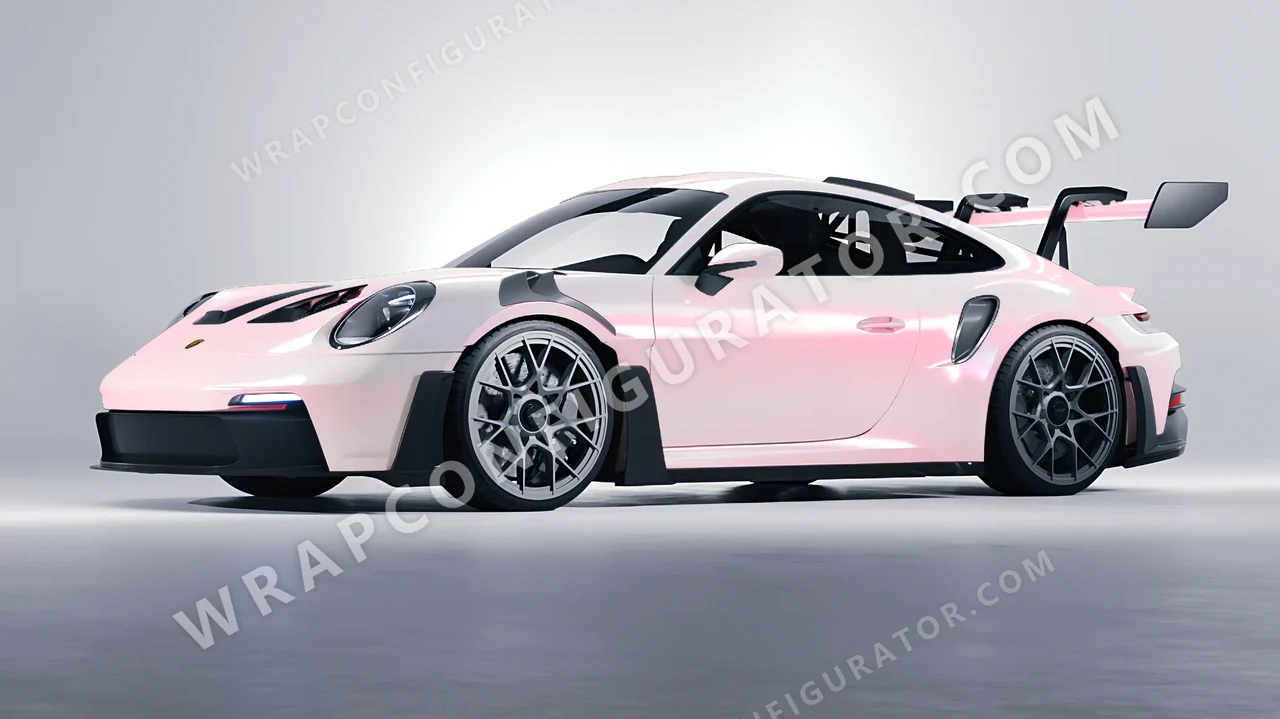 Pink Porsche 911 GT3 RS 2024 wrapped in Colourshield PPF by HyperPro Purple/Pink CGM15-P