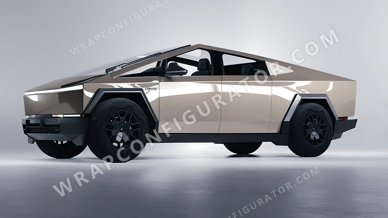 Grey Tesla Cybertruck 2024 wrapped in Colourshield PPF by HyperPro Brooklyn Grey HGF39-P