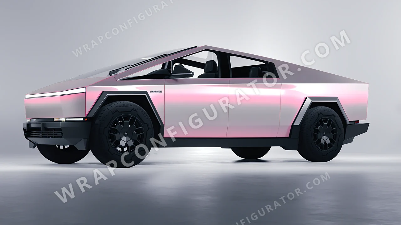 Grey Tesla Cybertruck 2024 wrapped in Colourshield PPF by HyperPro Gray CGM01-P