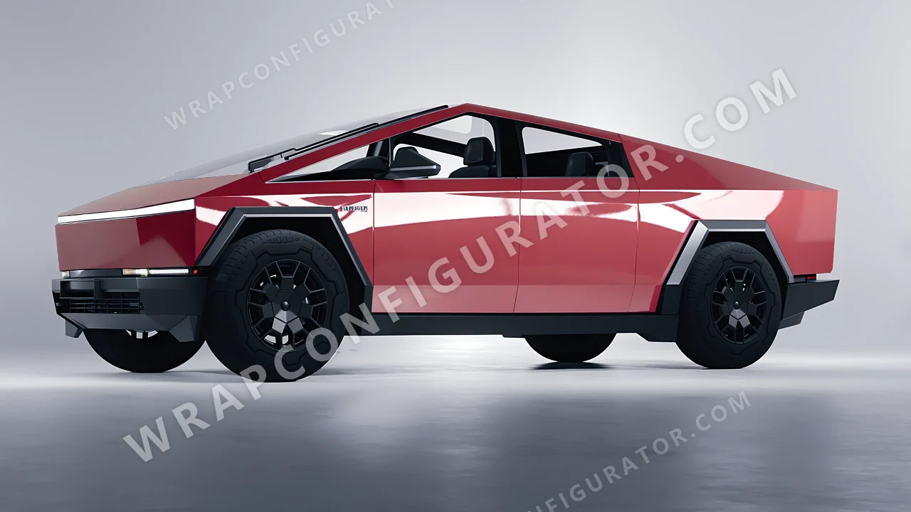 Pink Tesla Cybertruck 2024 wrapped in Colourshield PPF by HyperPro Dried Rose HGF81-P