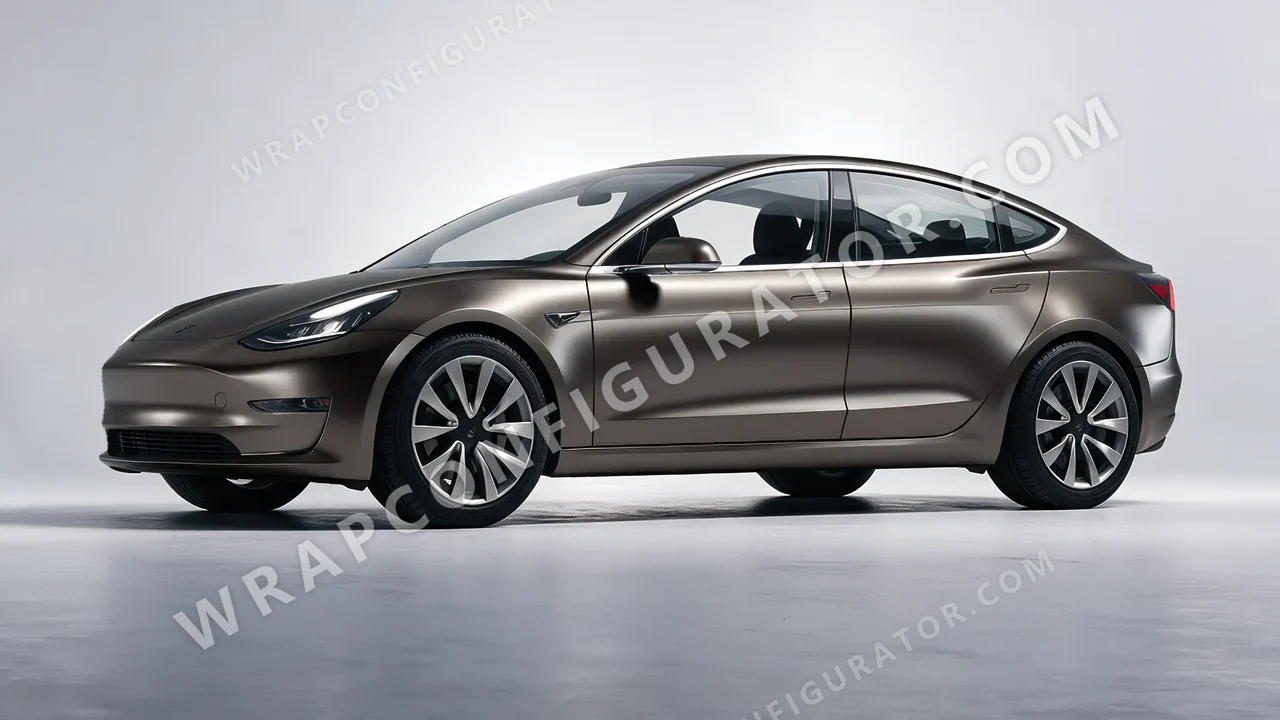 Black Tesla Model 3 2019 wrapped in Colourshield PPF by HyperPro Shadow Black SCH12-P
