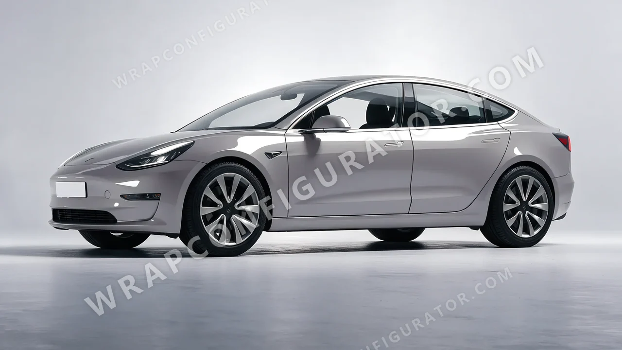Grey Tesla Model 3 2019 wrapped in Avery Dennison Grey SW900-832-O
