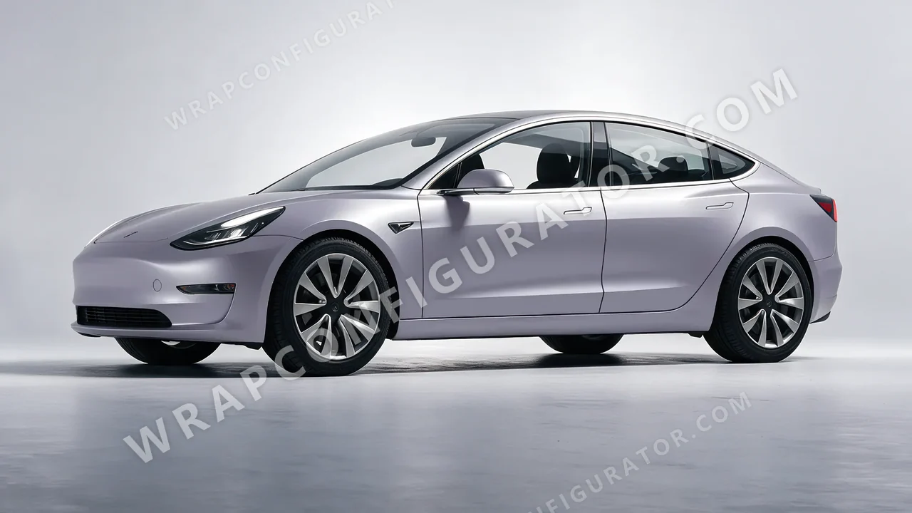 Grey Tesla Model 3 2019 wrapped in Avery Dennison Grey SW900-833-O