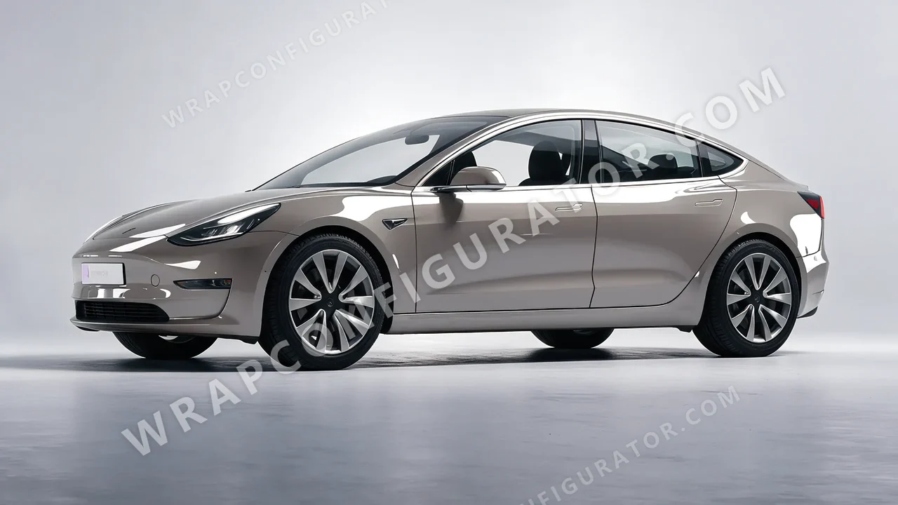 Grey Tesla Model 3 2019 wrapped in Colourshield PPF by HyperPro Brooklyn Grey HGF39-P
