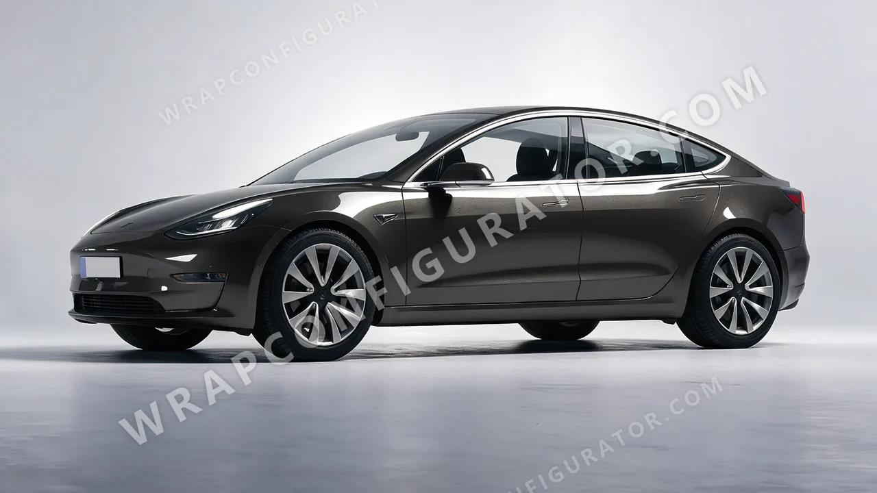 Grey Tesla Model 3 2019 wrapped in Colourshield PPF by HyperPro Gray HGM58-P