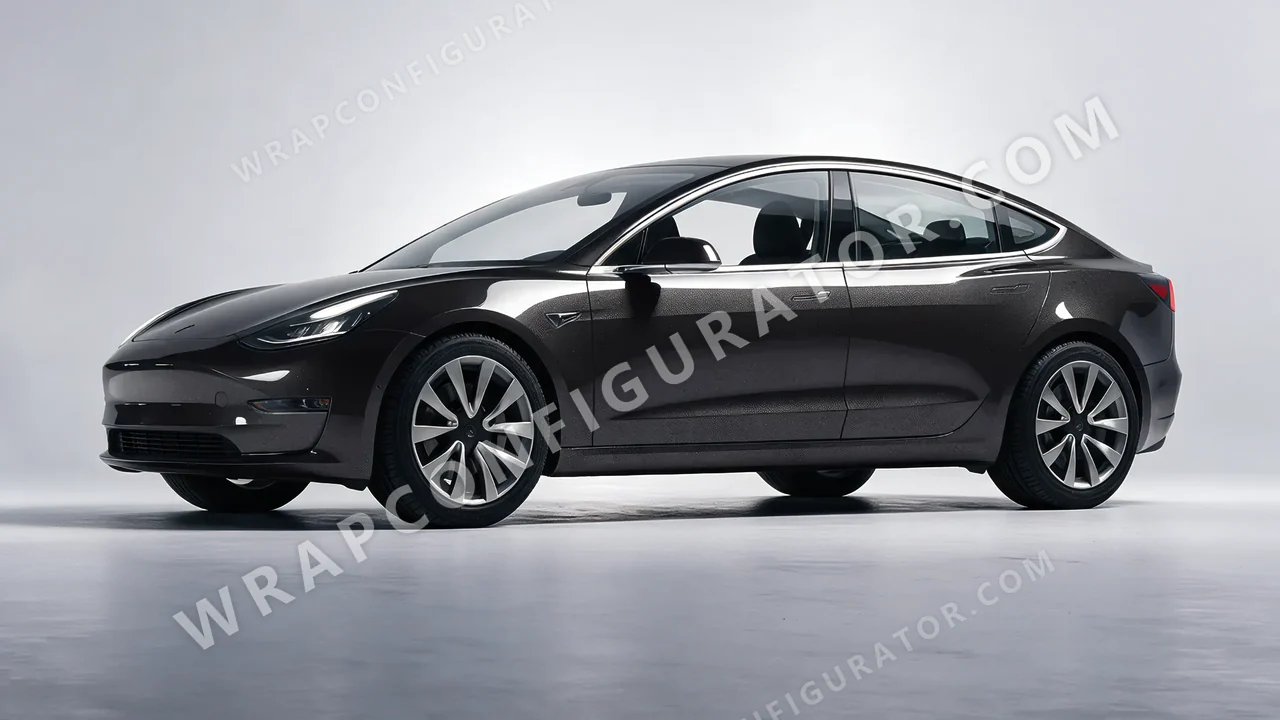 Grey Tesla Model 3 2019 wrapped in Colourshield PPF by HyperPro Gray SCM01G-P