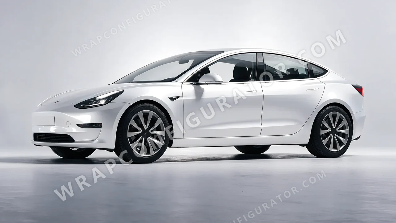 Grey Tesla Model 3 2019 wrapped in Colourshield PPF by HyperPro GT Silver GAF09-P