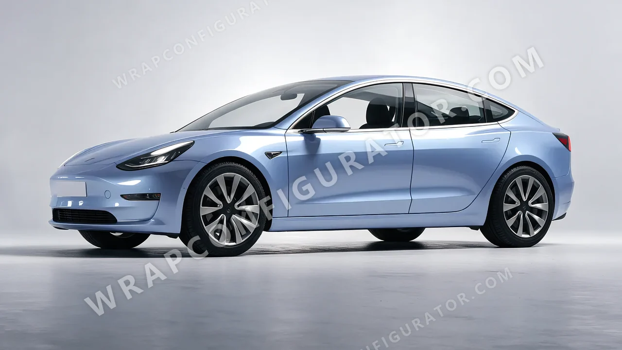 Grey Tesla Model 3 2019 wrapped in Colourshield PPF by HyperPro Shark Gray GAF55-P