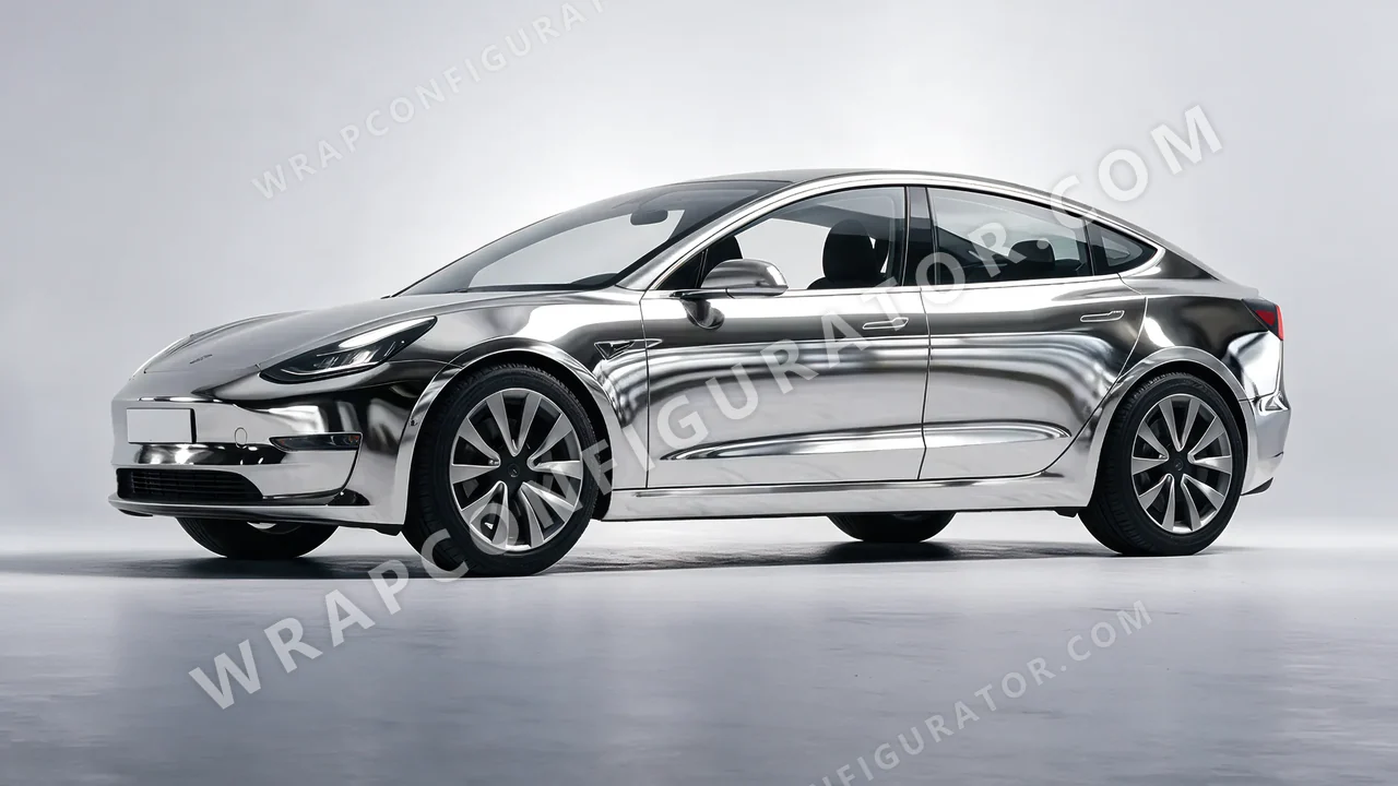 Grey Tesla Model 3 2019 wrapped in Colourshield PPF by HyperPro Silver GCF03-P