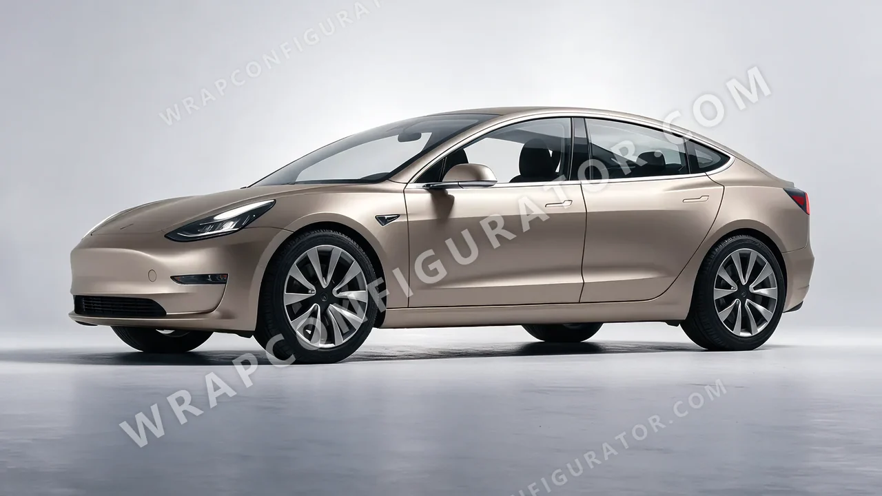 Grey Tesla Model 3 2019 wrapped in Inozetek Dynamic PPF Titanium DPPF813