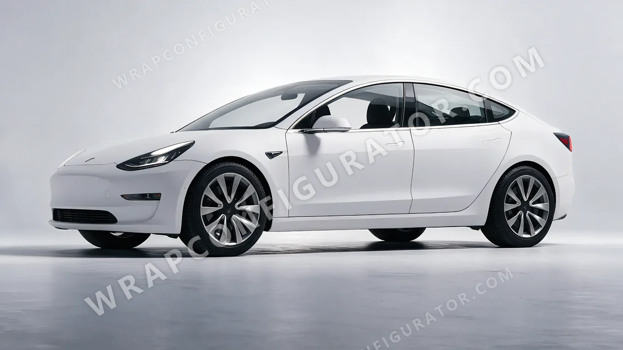 Grey Tesla Model 3 2019 wrapped in Inozetek Dynamic PPF Ultimate Grey DPPF809