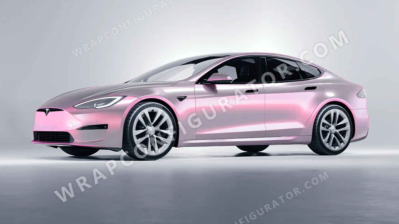 Grey Tesla Model S 2013 wrapped in Colourshield PPF by HyperPro Gray CGM01-P