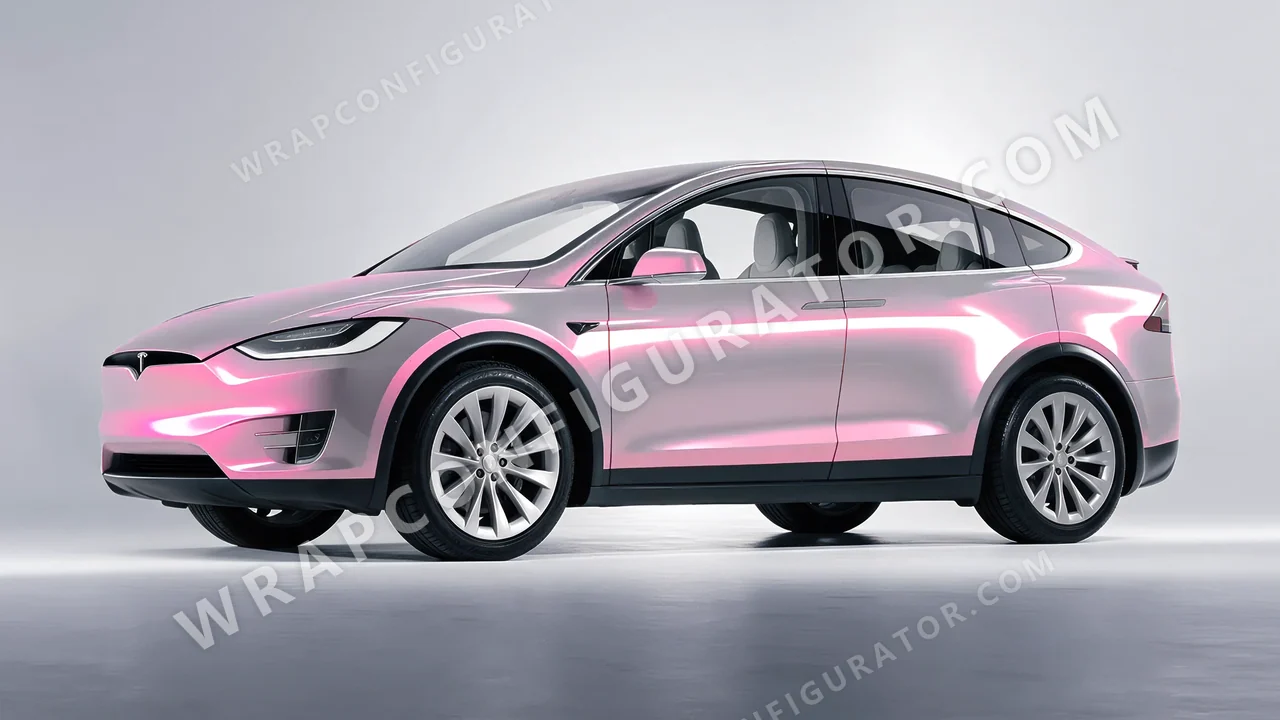 Grey Tesla Model X 2017 wrapped in Colourshield PPF by HyperPro Gray CGM01-P