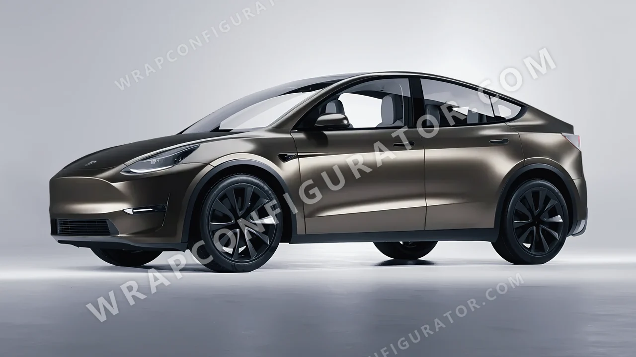 Black Tesla Model Y 2020 wrapped in Colourshield PPF by HyperPro Shadow Black SCH12-P