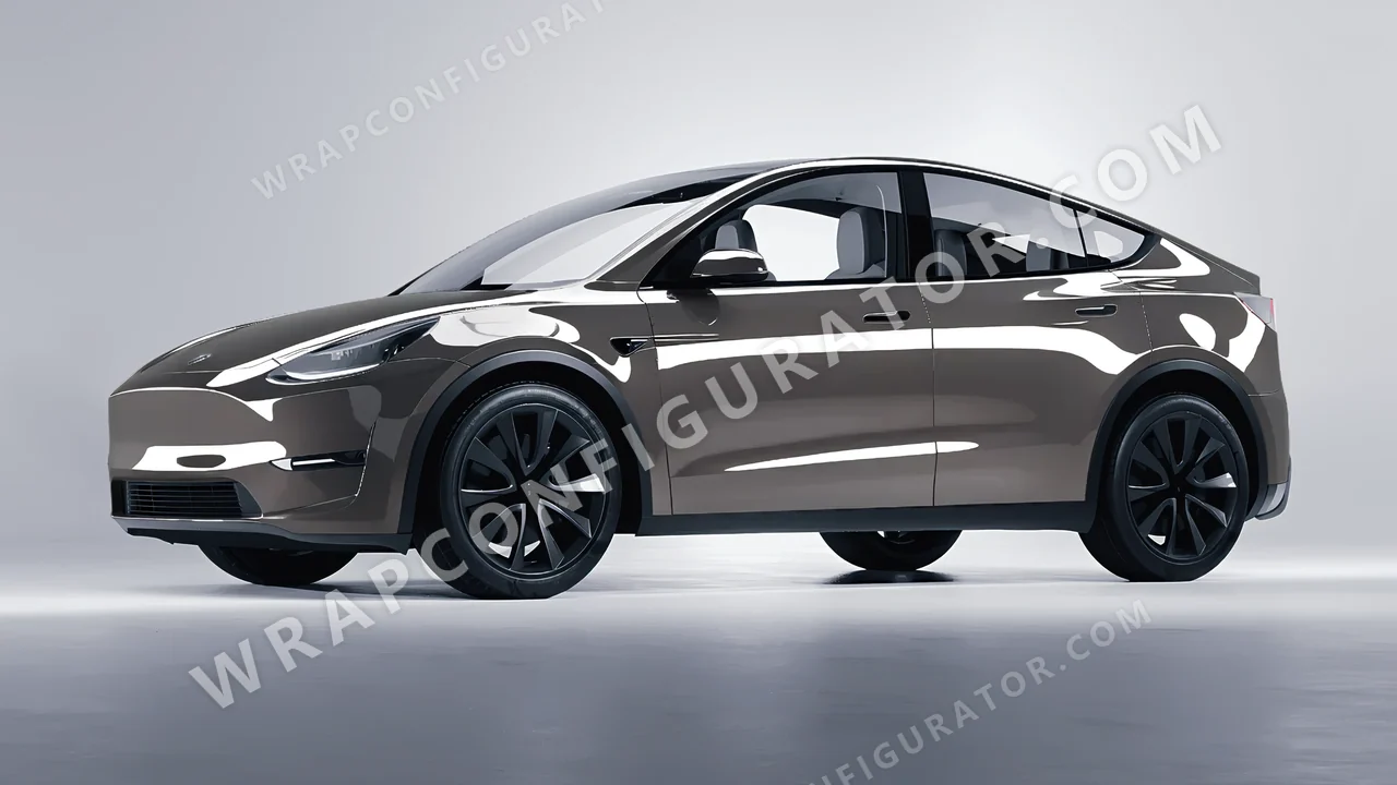 Grey Tesla Model Y 2020 wrapped in Colourshield PPF by HyperPro Gray HGF72-P