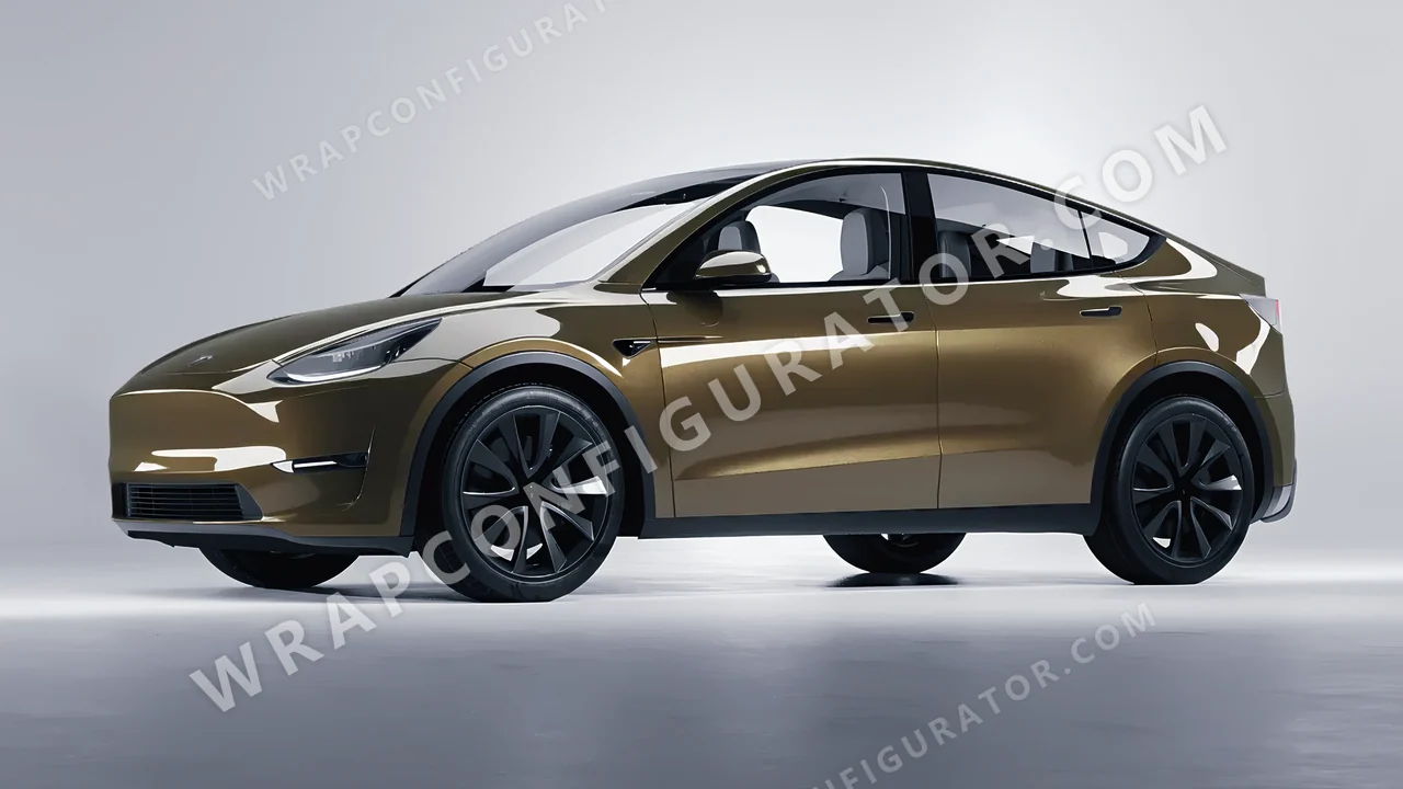 Grey Tesla Model Y 2020 wrapped in Colourshield PPF by HyperPro Sardine Gray GAF28-P