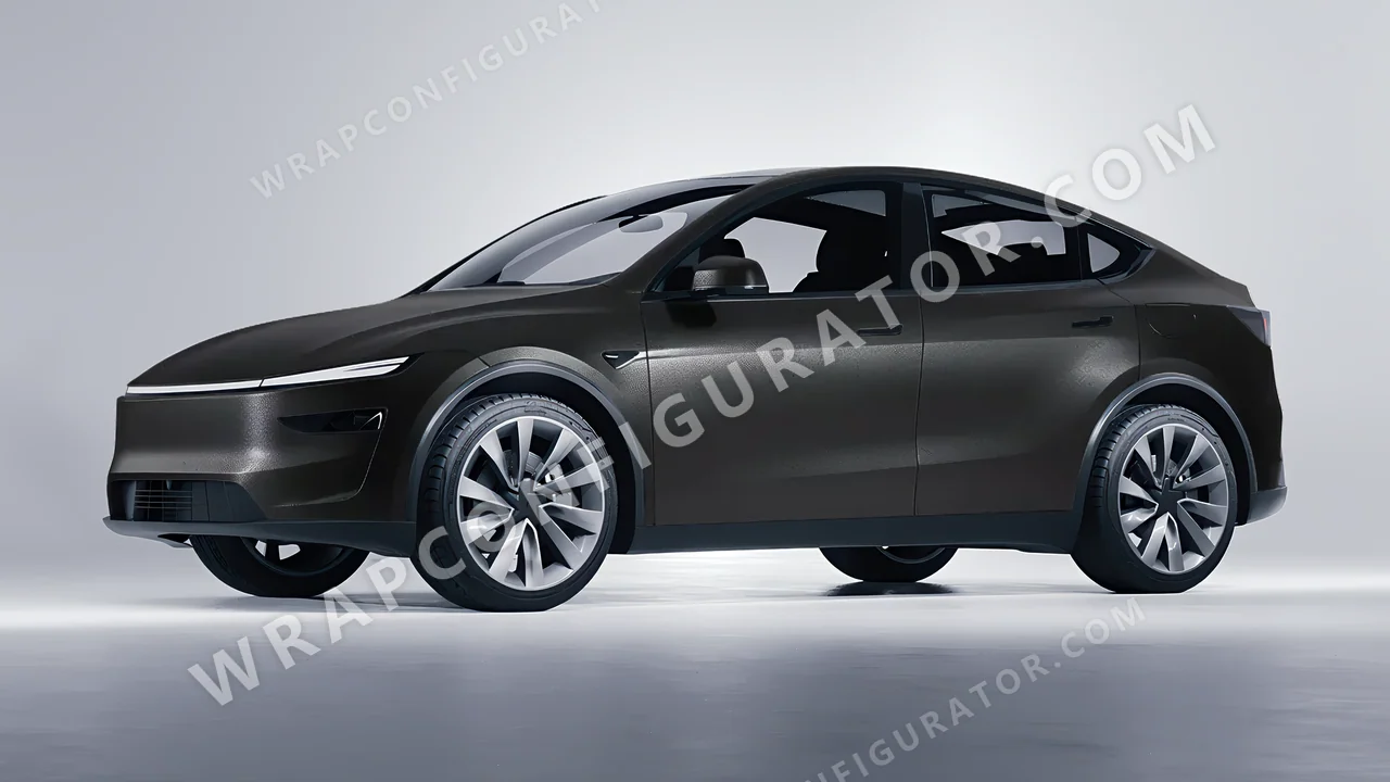 Black Tesla Model Y Juniper 2025 wrapped in Colourshield PPF by HyperPro Black MF40-P