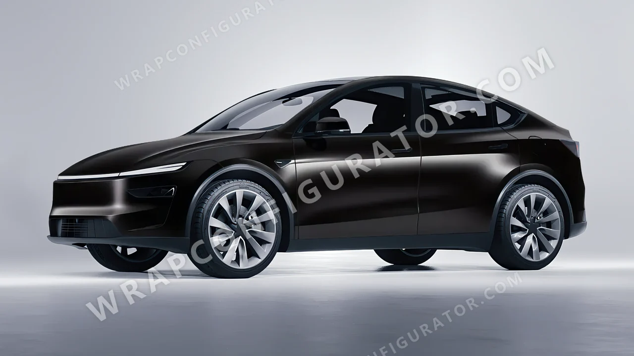 Black Tesla Model Y Juniper 2025 wrapped in Colourshield PPF by HyperPro Black SMF07-P