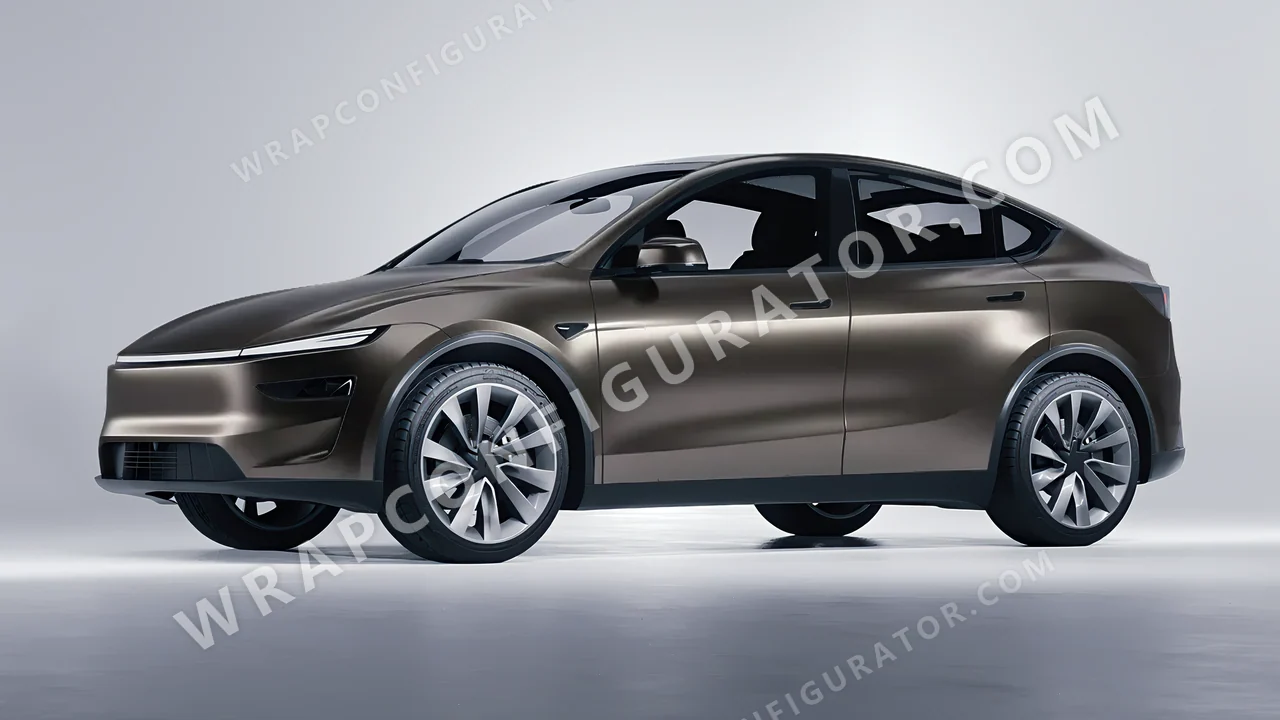 Black Tesla Model Y Juniper 2025 wrapped in Colourshield PPF by HyperPro Shadow Black SCH12-P