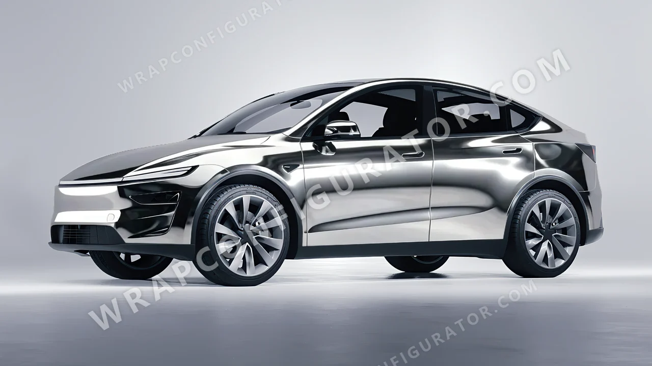 Grey Tesla Model Y Juniper 2025 wrapped in Colourshield PPF by HyperPro Silver GCF03-P