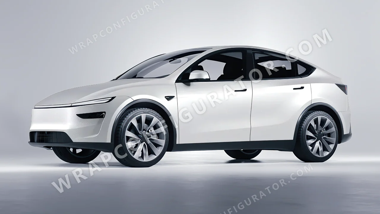 Grey Tesla Model Y Juniper 2025 wrapped in Colourshield PPF by HyperPro Silver MF38-P