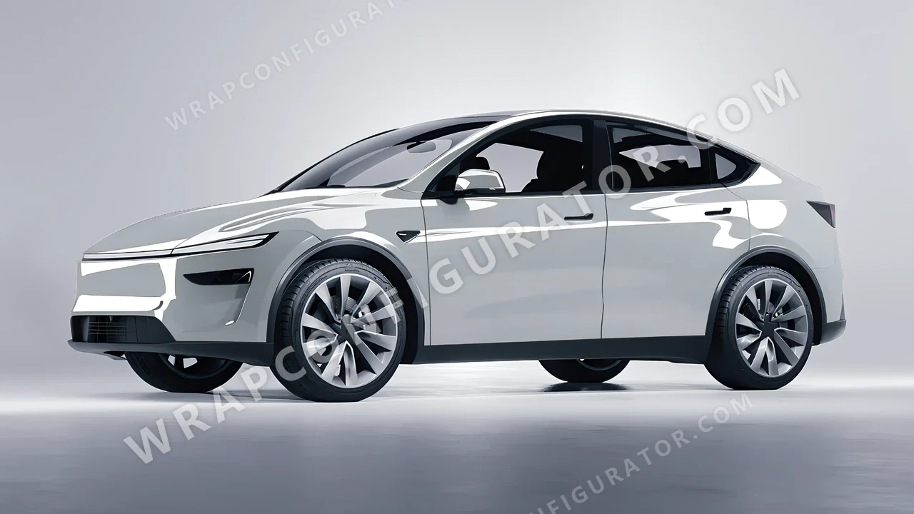 Grey Tesla Model Y Juniper 2025 wrapped in Inozetek Dynamic PPF Terracotta Army Grey EMC102