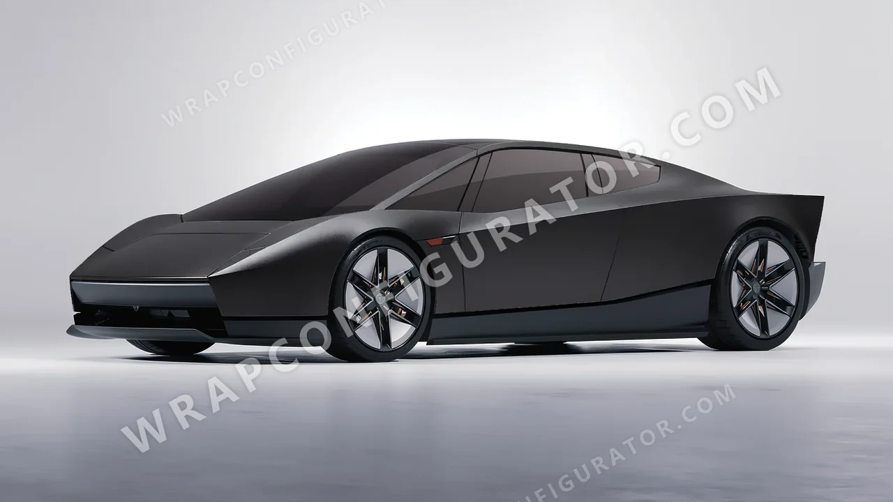 Black Tesla Roadster 2026 wrapped in Colourshield PPF by HyperPro Black MF40-P
