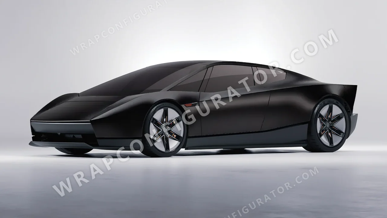 Black Tesla Roadster 2026 wrapped in Colourshield PPF by HyperPro Black SMF07-P