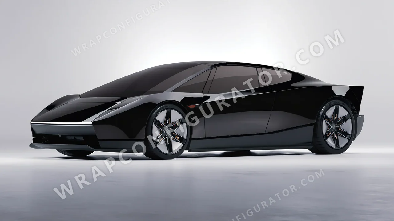 Black Tesla Roadster 2026 wrapped in Inozetek Dynamic PPF Perfect Black DPPF908