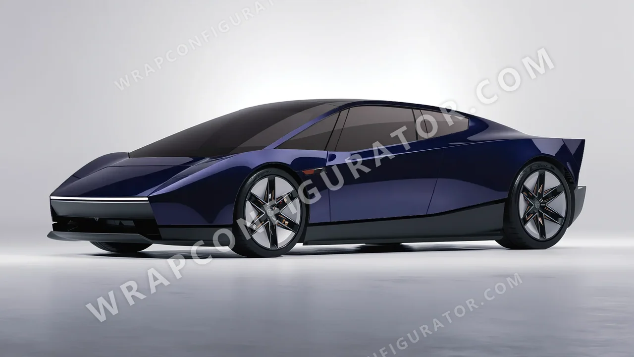 Blue Tesla Roadster 2026 wrapped in Colourshield PPF by HyperPro Cobalt Blue GAF46-P