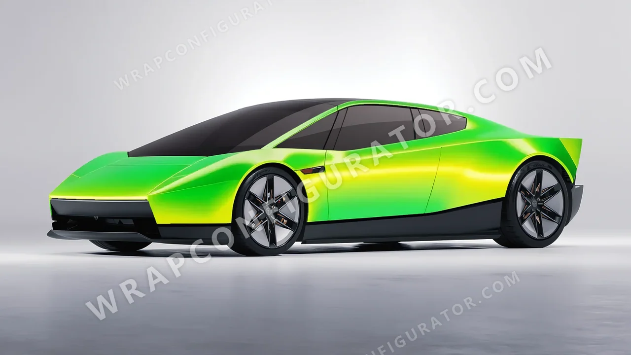 Green Tesla Roadster 2026 wrapped in Colourshield PPF by HyperPro Green GSF02-P
