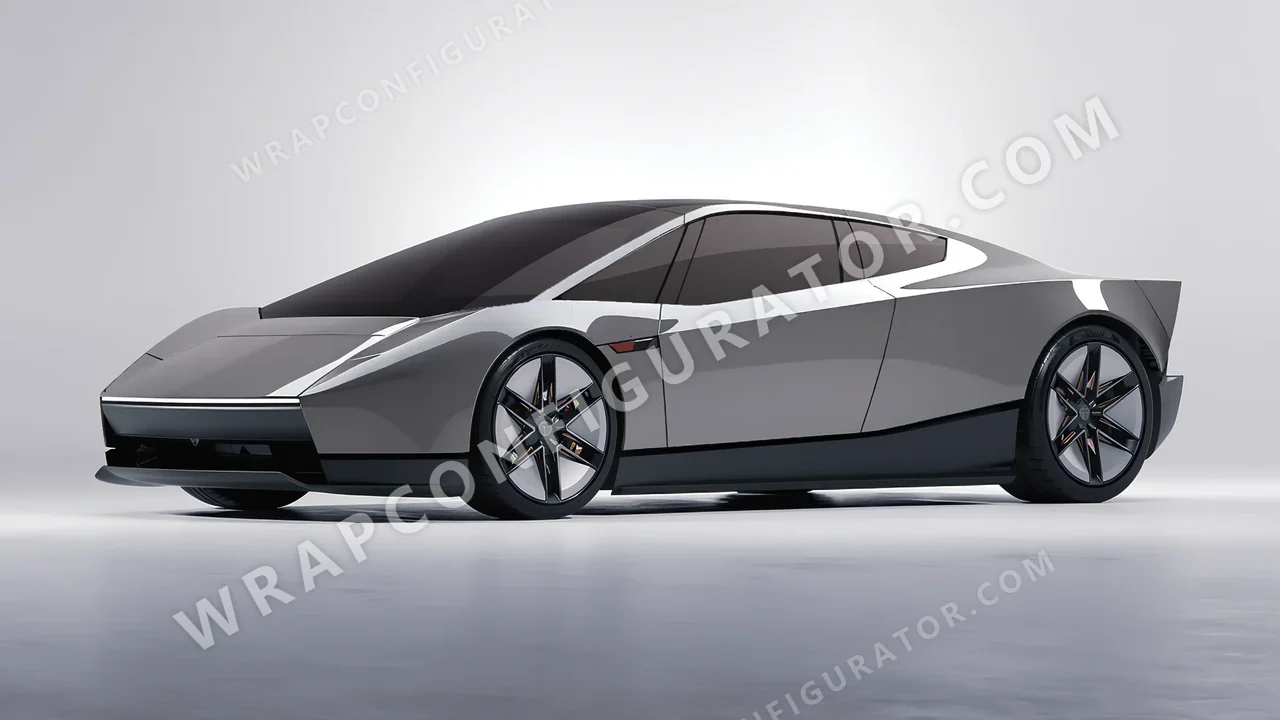 Grey Tesla Roadster 2026 wrapped in 3M Nardo Gray HG61