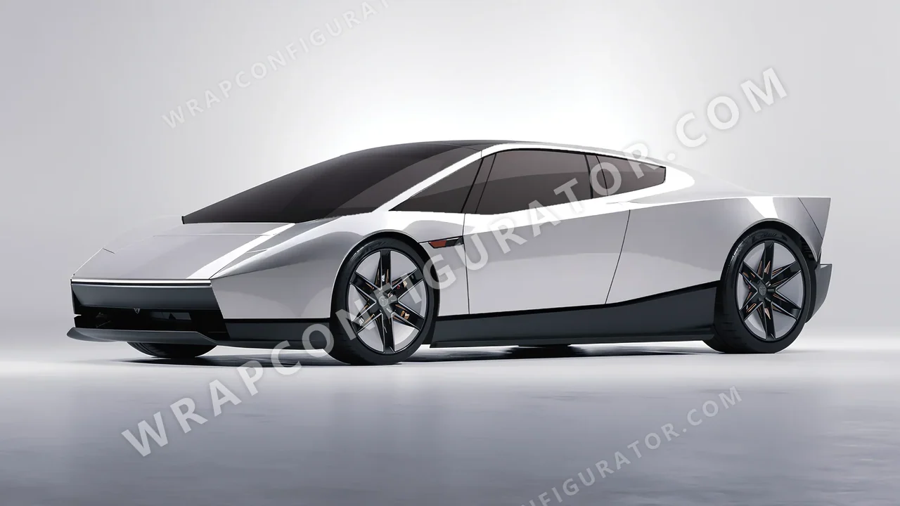 Grey Tesla Roadster 2026 wrapped in 3M Storm Gray HG31