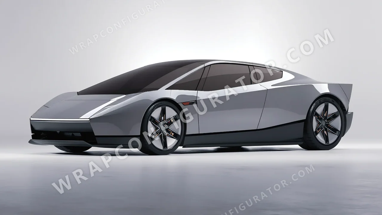 Grey Tesla Roadster 2026 wrapped in Avery Dennison Misty Grey SW900-827-O